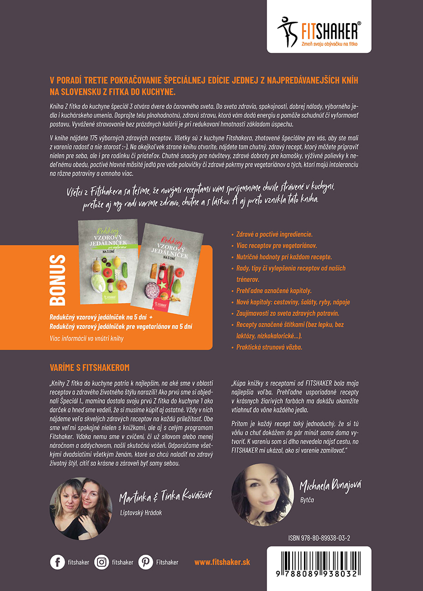 Z fitka do kuchyne špeciál III (alebo Varím zdravo, chutne a s láskou)
