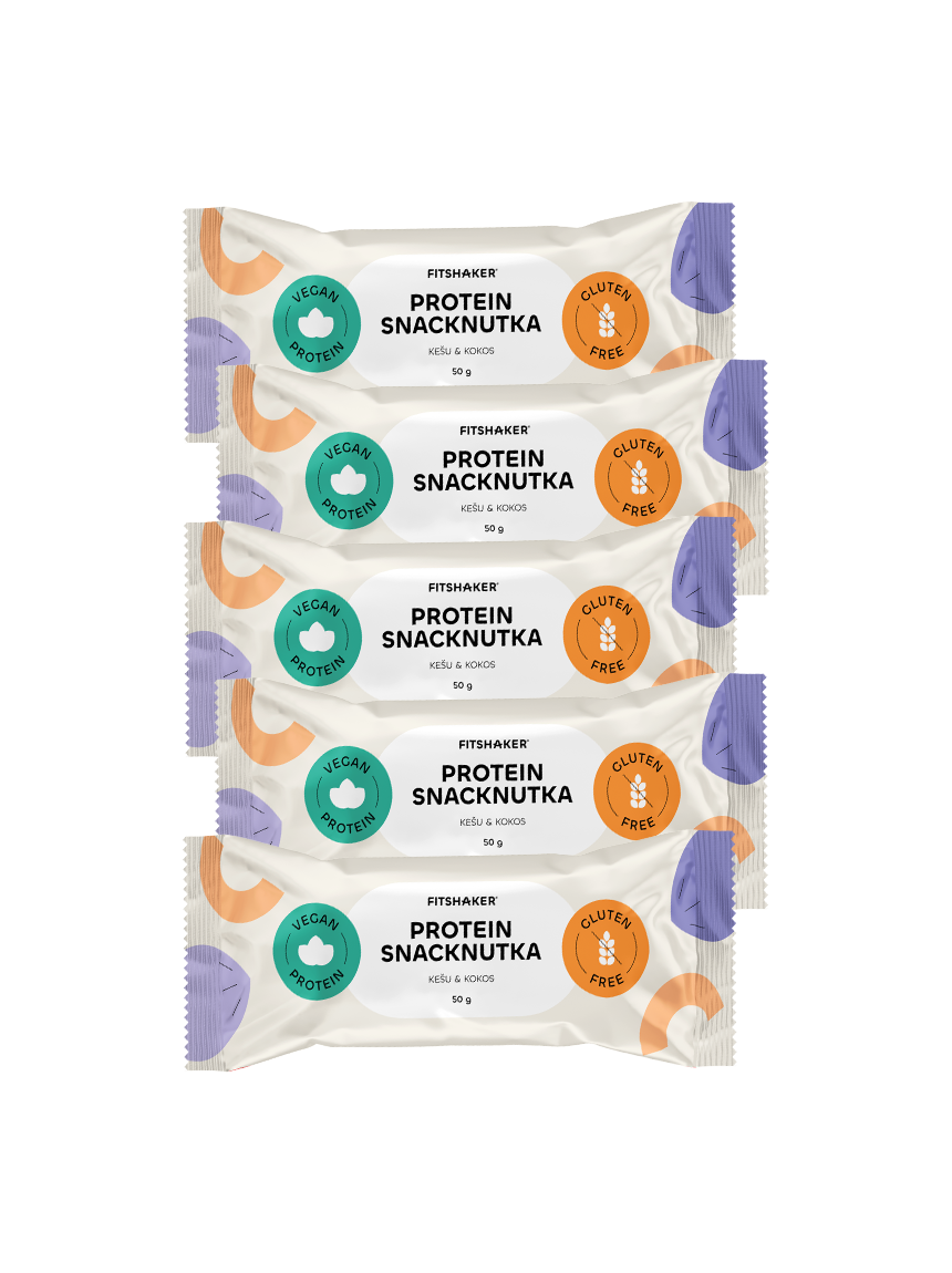 Snacknutky kešu a kokos 5ks zdrave tycinky