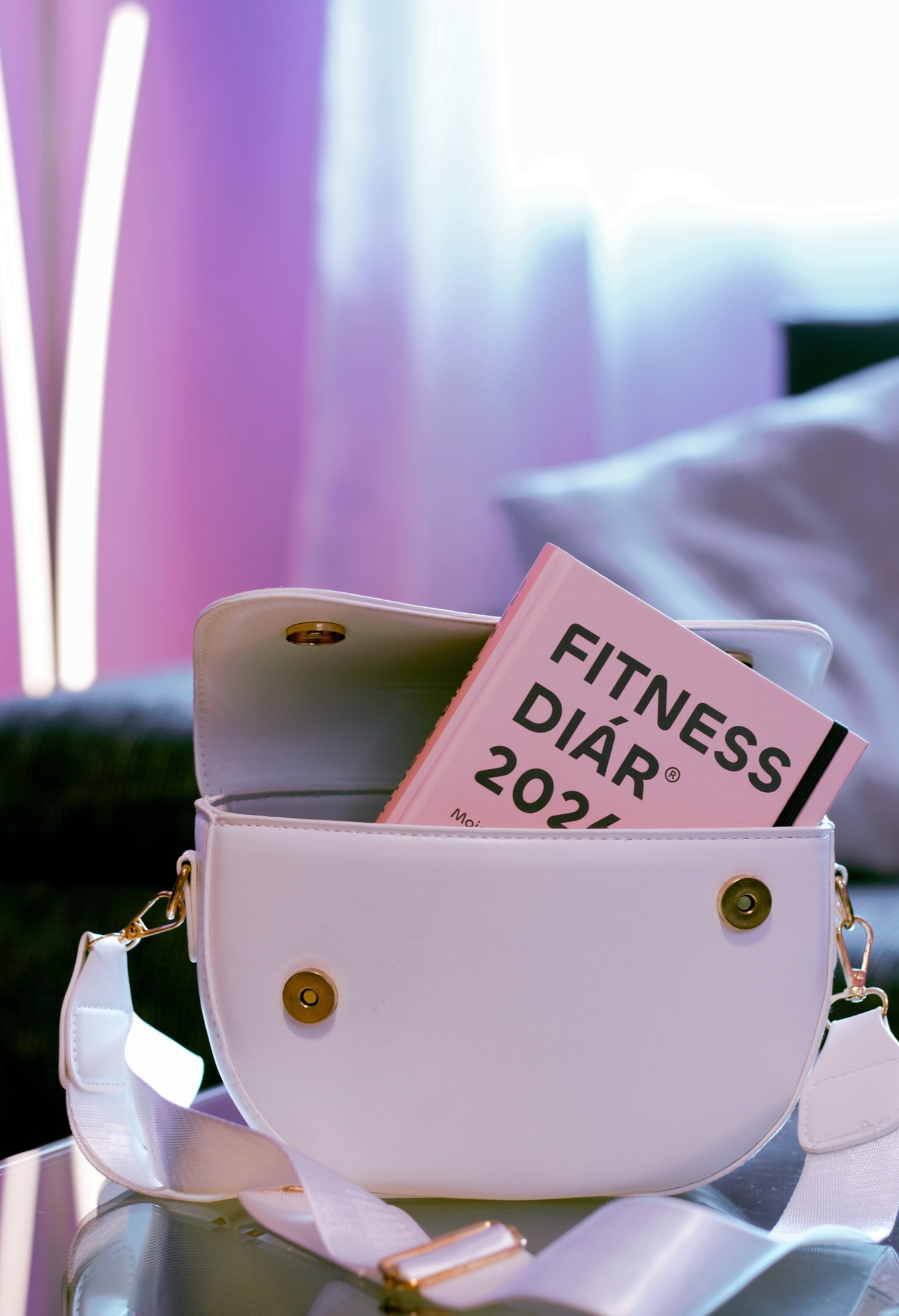 Fitness diár do kabelky spratny diar do kabelky