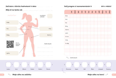 Fitness diář 2026 Fitshaker