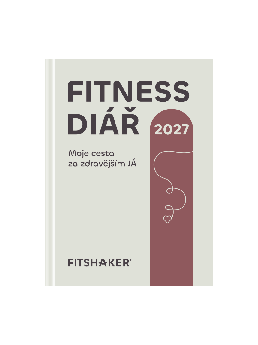 Fitness diár 2027 Fitshaker český fitness-diar-cz-2027