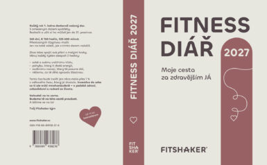 Fitness diár 2027 Fitshaker český