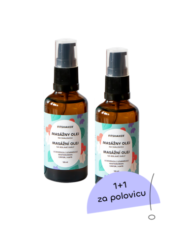 Masážny olej 1+1 za polovicu