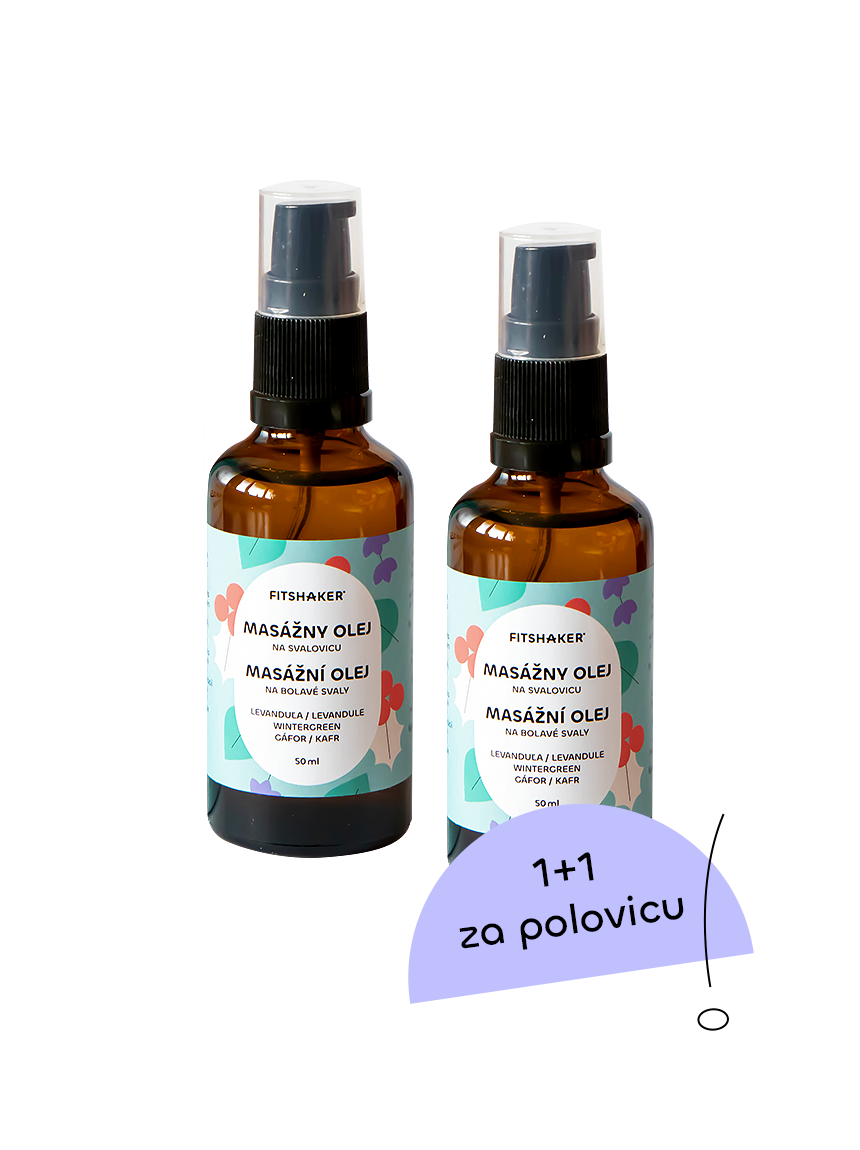 Masážny olej 1+1 za polovicu masazny olej 1+1